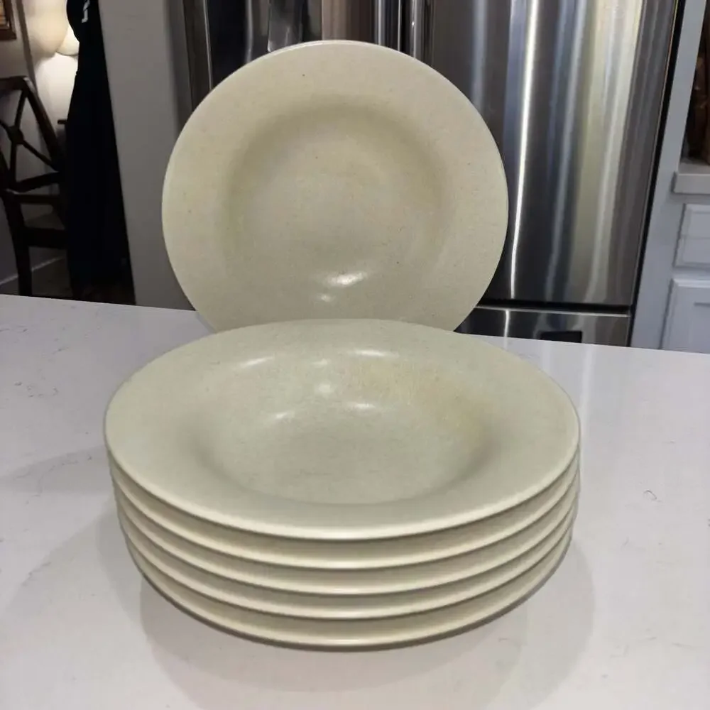 Lindt Stymeist Craft Works Sand Rim Soup Bowl Set of 6